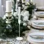 Taper Candle Holders White Table Decorative Candlestick Holder for Wedding Dinning Party Candle Holders for Taper Candles Metal Candle Stand,Fits 3/4 Inch Slim Candles & Led Candles (Pure White)