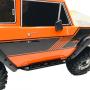 KYX Racing Side Step Running Boards Foot-Plate for 1/10 RC Crawler Redcat Gen8 Scout II (Aluminum)