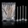 Candle Wicks for Candle Making - 100 Pieces - Coated with Natural Soy Wax, Low Smoke - Cotton Threads Woven with Paper - Contains No Lead, Zinc or Other Metals - Ready to Use