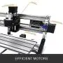 VEVOR CNC 3018 CNC Router Kit 3 Axis CNC Router Machine GRBL Control with ER11 and 5mm Extension Rod for Plastic Acrylic PCB PVC Wood Carving Milling Engraving Machine(XYZ Working Area 300x180x45mm)