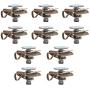 Dibiao Undertray Kit,10x Undertray Metal Clips Under Engine Cover Screw 8D0805121