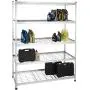 Amazon Basics Heavy Duty Storage Shelving Unit - Single Post, High-Grade Aluminum