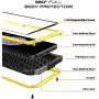 Galaxy S9 Case,Tomplus Armor Tank Aluminum Metal Shockproof Military Heavy Duty Protector Cover Hard Case for Samsung Galaxy S9 (Yellow)