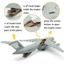 CORPER TOYS Diecast Plane Metal Pull-Back Aircraft Toys Air Plane Model for Kids Boy Birthday