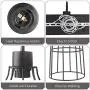 ZZ Joakoah 3-Light Bathroom Vanity Light, Industrial Metal Cage Wall Sconce Vintage Wall Lamp Light Fixture for Bathroom Kitchen Living Room Vanity Hallway. ZZ Joakoah 3-Light Bathroom Vanity Light, Industrial Metal Cage Wall Sconce Vintage Wall Lamp Light Fixture for Bathroom Kitchen Living Room Vanity Hallway.