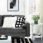VASAGLE Sofa, Couch for Living Room, Velvet Surface, for Apartment, Small Space, Solid Wood Frame, Metal Legs, Easy Assembly, Mid-Century Modern Design, 71.3 x 32.3 x 33.9 Inches, Gray ULCS002G01 VASAGLE Sofa, Couch for Living Room, Velvet Surface, for Apartment, Small Space, Solid Wood Frame, Metal Legs, Easy Assembly, Mid-Century Modern Design, 71.3 x 32.3 x 33.9 Inches, Gray ULCS002G01