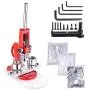 Yescom 1 1/4 inch 32mm Button Badge Maker Punch Press Machine with 1000 Pcs Pin-back Button Parts and Circle Cutter Yescom 1 1/4 inch 32mm Button Badge Maker Punch Press Machine with 1000 Pcs Pin-back Button Parts and Circle Cutter