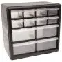 Homak 12-Drawer Parts Organizer, Black, HA01012001 Homak 12-Drawer Parts Organizer, Black, HA01012001