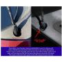 VMS Racing 50 Cal Caliber GUNMETAL BLUE TIP BULLET ANTENNA Heavy Gauge CNC Machined Billet Aluminum Short Compatible with GMC SIERRA 1500 2500 3500 07-19