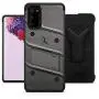 ZIZO Bolt Series for Galaxy S20 Case with Kickstand Holster Lanyard - Gun Metal Gray