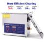 Seeutek Professional Ultrasonic Cleaner 6.5L with Digital Timer and Heater 304 Stainless Steel for Jewelry Rings Diamond Watch Glasses Circuit Board Dentures Small Parts Dental Instrument