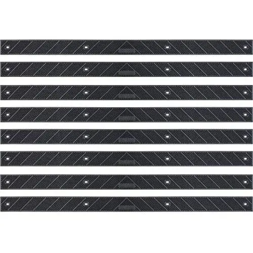 GripStrip Stair Treads L 32”x W 2” Screw Down Strip, No Adhesive All Weather Non-Slip, Plastic Safety Stair Strips Increase Safety on Slippery Stairs - Screws Included (8 Pack) (Black) GripStrip Stair Treads L 32”x W 2” Screw Down Strip, No Adhesive All Weather Non-Slip, Plastic Safety Stair Strips Increase Safety on Slippery Stairs - Screws Included (8 Pack) (Black)