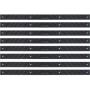 GripStrip Stair Treads L 32”x W 2” Screw Down Strip, No Adhesive All Weather Non-Slip, Plastic Safety Stair Strips Increase Safety on Slippery Stairs - Screws Included (8 Pack) (Black)