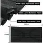 DIOLV 50 Pcs Disposable Face Mask 3 Layer Protective Masks Black DIOLV 50 Pcs Disposable Face Mask 3 Layer Protective Masks Black