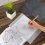 200 Sheets Transfer Carbon Paper and Tracing Paper with 5 Pieces Embossing Styluses Stylus Dotting Tools for Paper, Metal, Glass, Drawing, Carving, Wood Burning Craft 200 Sheets Transfer Carbon Paper and Tracing Paper with 5 Pieces Embossing Styluses Stylus Dotting Tools for Paper, Metal, Glass, Drawing, Carving, Wood Burning Craft