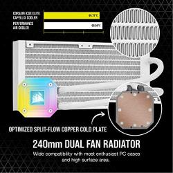 Corsair iCUE H100i Elite Capellix Liquid CPU Cooler - White