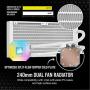 Corsair iCUE H100i Elite Capellix Liquid CPU Cooler - White