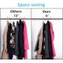 MISSLO 20 Pack Metal Hangers Heavy Duty Hangers for Clothes Closet Coat Clothing Suit Shirt, 16.4 Inch