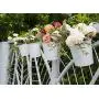 Dahey 8 Pcs Hanging Flower Pots Metal Iron Bucket Planter for Railing Fence Balcony Garden Home Decoration Flower Holders with Detachable Hooks, White, 4 Inches Dahey 8 Pcs Hanging Flower Pots Metal Iron Bucket Planter for Railing Fence Balcony Garden Home Decoration Flower Holders with Detachable Hooks, White, 4 Inches