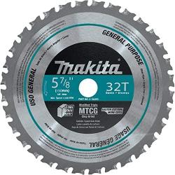 Makita A-96095 5-7/8'' 32T Carbide-Tipped Saw Blade, Metal/General Purpose