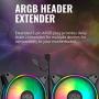 Cooler Master Master Fan MF120 Halo Duo-Ring Addressable RGB Lighting 120mm 3 Pack with Independently-Controlled LEDS, Absorbing Rubber Pads, PWM Static Pressure for Computer Case & Liquid Radiator