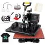 Seeutek Heat Press 5 in 1 Heat Press 12x15 inch Machine 360-Degree Swing Away Digital Sublimation Multifunction Combo for T Shirts Mugs Hat Plate Cap Seeutek Heat Press 5 in 1 Heat Press 12x15 inch Machine 360-Degree Swing Away Digital Sublimation Multifunction Combo for T Shirts Mugs Hat Plate Cap