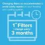 Filtrete 20x25x1, AC Furnace Air Filter, MPR 1500, Healthy Living Ultra Allergen, 2-Pack (exact dimensions 19.719 x 24.688 x 0.78)