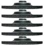 Milwaukee 5 Pack - 4 1 2 Hubbed Grinding Wheel for Grinders - Aggressive Grinding for Metal & Stainless Steel - 4-1/2'' x 1/4 x 5/8-Inch | 11 UNC | Depressed