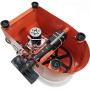 HTTMT- Electric Pottery Wheel 25cm Pottery Forming Machine 250W Pottery Wheel DIY Clay [P/N:ET-TOOL002-250-Red]