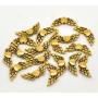 YC 50pcs Antique Gold Heart with Wing Spacer Beads 22x9mm Loose Metal Beads Craft DIY Jewelry Making Findings Charms Pendants