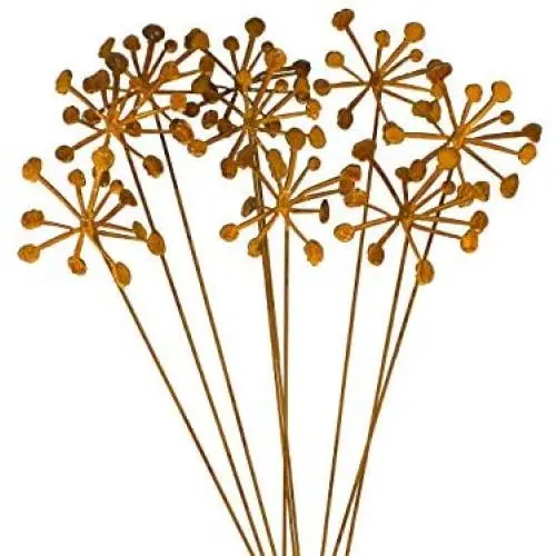 Metal Flower Arrangement 9-Piece Set | Rusty Finish | Made in USA Metal Flower Arrangement 9-Piece Set | Rusty Finish | Made in USA