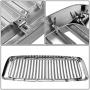 Replacement for Dodge Ram 1500/2500/3500 ABS Plastic Vertical Style Front Bumper Grille (Chrome) - 3rd Gen DR DH