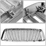 Replacement for Dodge Ram 1500/2500/3500 ABS Plastic Vertical Style Front Bumper Grille (Chrome) - 3rd Gen DR DH