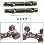 Tongina Metal Upgrade Centre Drive Shaft Dogbone for WPL D12 1:16 B14 B16 B24 1/16 C14 C24 C34 and for Henglong 1:16 Truck DIY RC Truck Parts Titanium - 2pcs Titanium