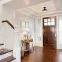 Pauwer Vintage Semi Flush Mount Ceiling Light Industrial Metal Cage Ceiling Light Fixture Farmhouse Close to Ceiling Light Fixture Black for Hallway Kitchen Garage Bathroom
