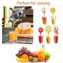 Moocii Lemon Squeezer Metal Orange Juicer Manual Health and Safety Anti Corrosion Stainless Steel Fruit Juicer Hand Press Citrus Juicer, Heavy Duty Hand Press Juicer Lime Citrus Squeezer Dishwasher Safe
