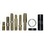 VMS Racing 50 Cal Caliber GUNMETAL BLACK TIP BULLET ANTENNA in Heavy Gauge Billet Aluminum Short Compatible with Dodge Ram 1500 2500 3500 1994-2008