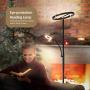 FIMEI Floor Lamp, Modern LED Rotatable Floor Lamp with Reading Light, Standing Lamp with Stepless Dimming and 3000K-6000K Color Temperature, Separately Rotatable Design, Touch and Remote Control