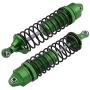 Hobbypark Aluminum Alloy Shock Absorber Assembled Full Metal Big Bore Shocks Front & Rear Replacement of 5862 for Traxxas 1/10 Slash 4x4 4WD Upgrade (4-Pack) (Green)