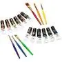 Creative Joy CJAPB01 Acrylic Paint Set & Brushes Vivid Paint Sets Include 6 Brushes-Great for Artists and Hobby Painters from Kids through Adults-Beginner to Expert Acrylic Paint Kits (12 Paints) Creative Joy CJAPB01 Acrylic Paint Set & Brushes Vivid Paint Sets Include 6 Brushes-Great for Artists and Hobby Painters from Kids through Adults-Beginner to Expert Acrylic Paint Kits (12 Paints)