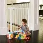 Munchkin Easy Close Pressure Mounted Baby Gate for Stairs, Hallways and Doors, Walk Through with Door, Metal, White Munchkin Easy Close Pressure Mounted Baby Gate for Stairs, Hallways and Doors, Walk Through with Door, Metal, White
