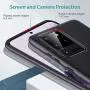 ESR Metal Kickstand Case Compatible with Samsung Galaxy S20 Ultra (6.9-Inch) [Vertical and Horizontal Stand] [Reinforced Drop Protection] [Flexible TPU Case] – Solid Black