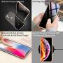 Privacy Magnetic Case for iPhone 11, Anti Peep Magnetic Adsorption Privacy Screen Protector Double Sided Tempered Glass Metal Bumper Frame Anti-Peeping Phone Case Anti-Spy Cover for iPhone 11