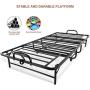 Smile Back Folding Bed Cot Size Foldable Bed Fold up Bed Rollaway Bed with Mattress, Guest Bed Extra Bed Portable Bed with Memory Foam Mattress, Stable Metal Frame, 75''x31'', Saving More Space