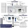 iSpring AFW43 Systems Feed Adapter, Fits 1/2'' NPT and 3/8'' COMP, Cold Water Supply Valve iSpring AFW43 Systems Feed Adapter, Fits 1/2'' NPT and 3/8'' COMP, Cold Water Supply Valve