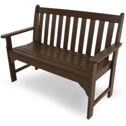 POLYWOOD GNB48MA Vineyard 48'' Bench, Mahogany