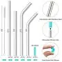 StrawExpert Set of 16 Reusable Stainless Steel Straws with Travel Case Cleaning Brush Silicone Tips Eco Friendly Extra Long Metal Straws Drinking for 20 24 30 oz Tumbler StrawExpert Set of 16 Reusable Stainless Steel Straws with Travel Case Cleaning Brush Silicone Tips Eco Friendly Extra Long Metal Straws Drinking for 20 24 30 oz Tumbler