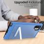 CoverON Metal Kickstand SleekStand Series for Samsung Galaxy Note 10 Plus Case/Note 10 Plus 5G Case - Blue