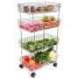 Seville Classics Heavy-Duty Commercial-Grade Utility Cart, NSF Listed