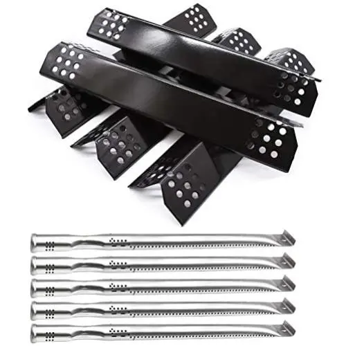 Replacement Parts for Nexgrill 720-0882A 720-0896 720-0925 Grills, 5 Pack Stainless Steel Burner Tubes, Heat Plate Shields Flame Tamers Replacement for Nexgrill 720-0896B, 720-0896C Gas Grills Replacement Parts for Nexgrill 720-0882A 720-0896 720-0925 Grills, 5 Pack Stainless Steel Burner Tubes, Heat Plate Shields Flame Tamers Replacement for Nexgrill 720-0896B, 720-0896C Gas Grills